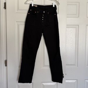 Levi’s 501 Original Black Sprout 24